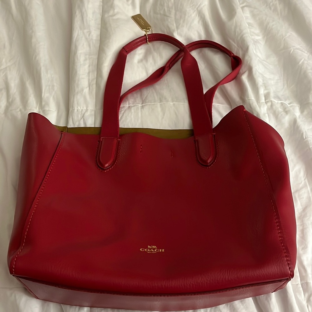 Red Coach Purse
